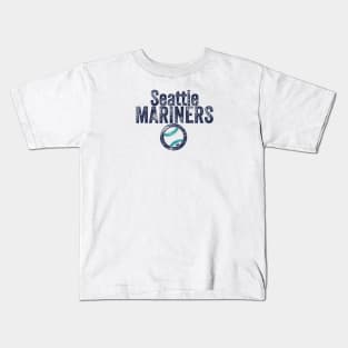 Mariners Vintage Weathered Kids T-Shirt